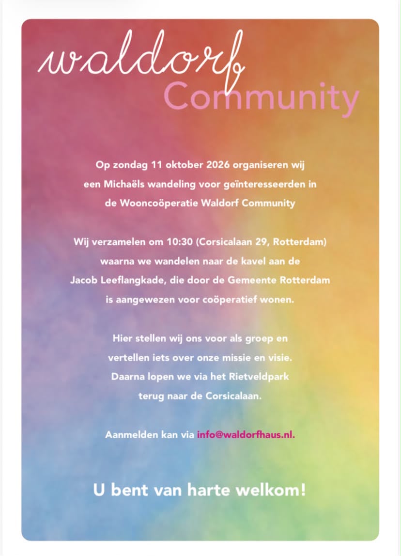 Michaëls wandeling Waldorf Community